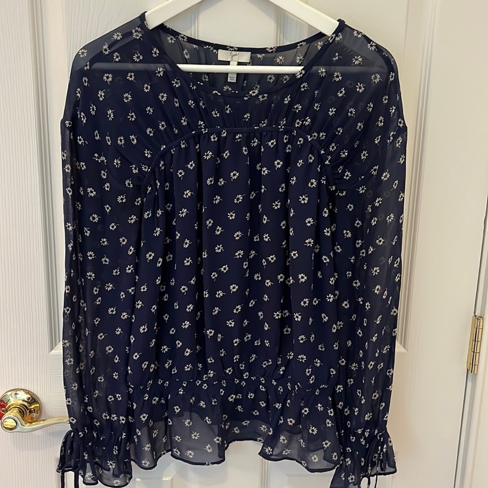 Silk floral Blouse